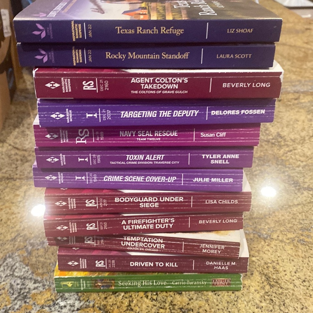 12 harlequin books